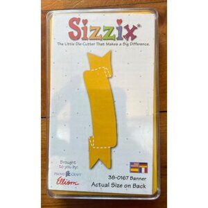 NEW Sizzix 38-0167 Banner Die-Cutter Craft Tool